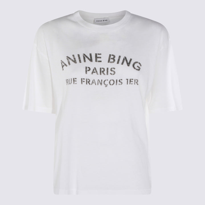 Anine Bing T-shirts and Polos - Light and natural | 074c165e0983d1e6aa52aae053fa31738c5a1420