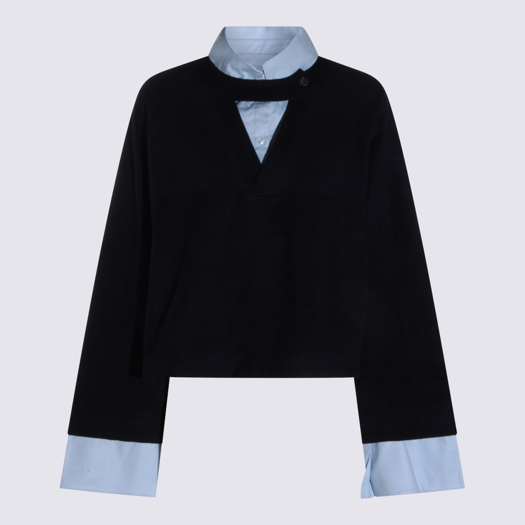 Aya Muse Sweaters - Blue and green | a54afd653415bfcbaafa11aaecfa6315b0323773