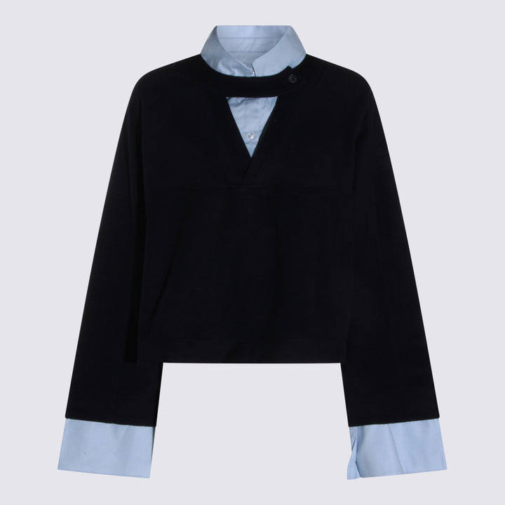 Aya Muse Sweaters - Blue and green | a54afd653415bfcbaafa11aaecfa6315b0323773