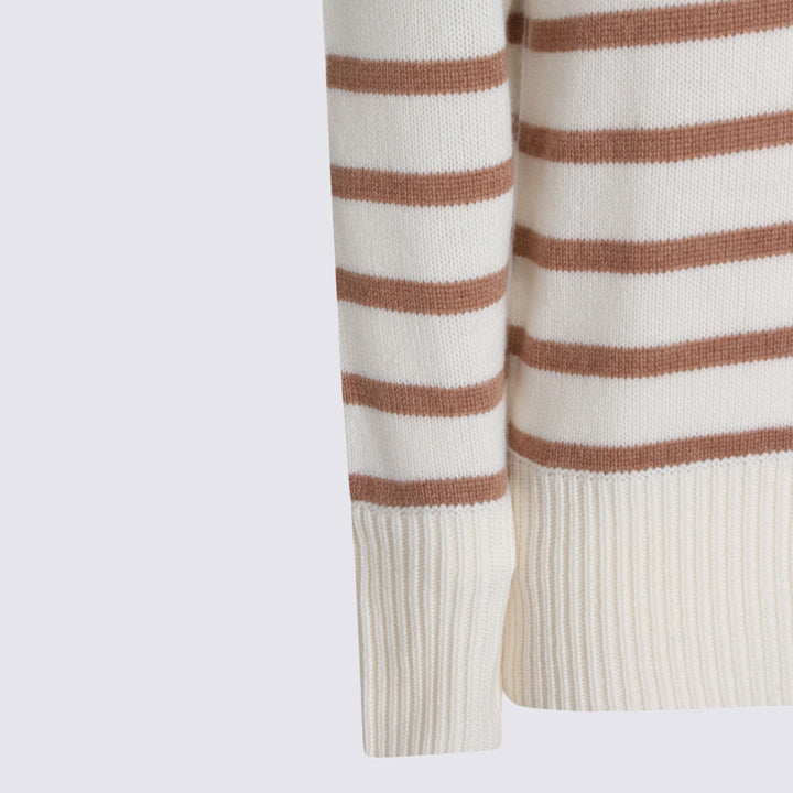 Kujiten Sweaters - BLANC/CAMEL | 005442abfe6ea85fb7f613cb1bcba0f811512cb5