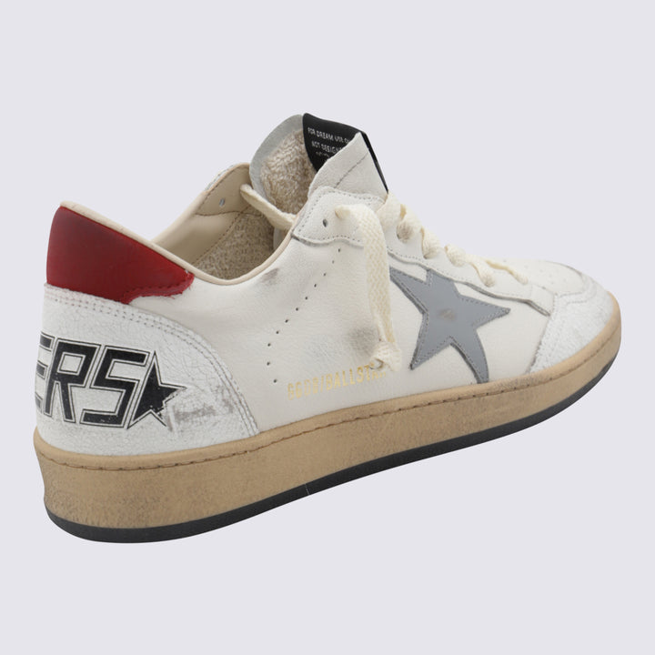 Golden Goose Sneakers - WHITE/SILVER BLUE/RED | e4d7c4b9a40bb7a97aef3f8991e4efb94aee5b05