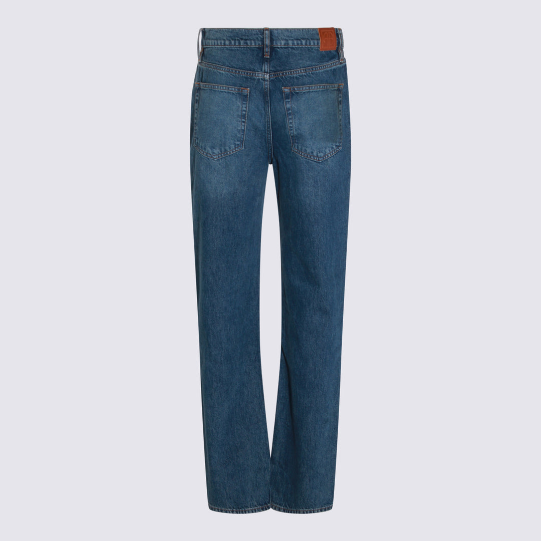 Anine Bing Jeans - Blue and green | 6033a6f16c0677b0e3ffa60306164e334cd300cb