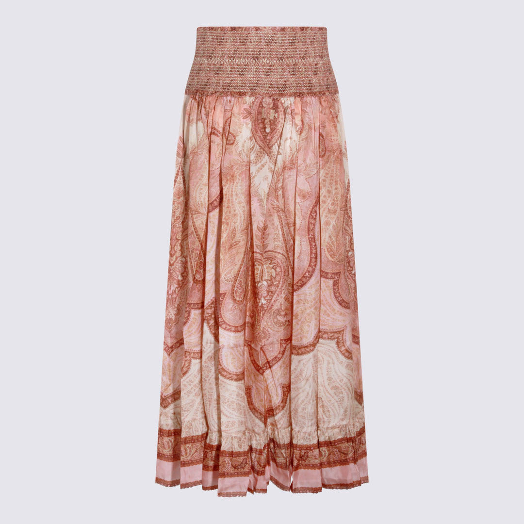 Zimmermann Skirts - TAPESTRY BURGUNDY MULTI | 3259ffc73ba058d644d7aacf64c52c4c949b924a