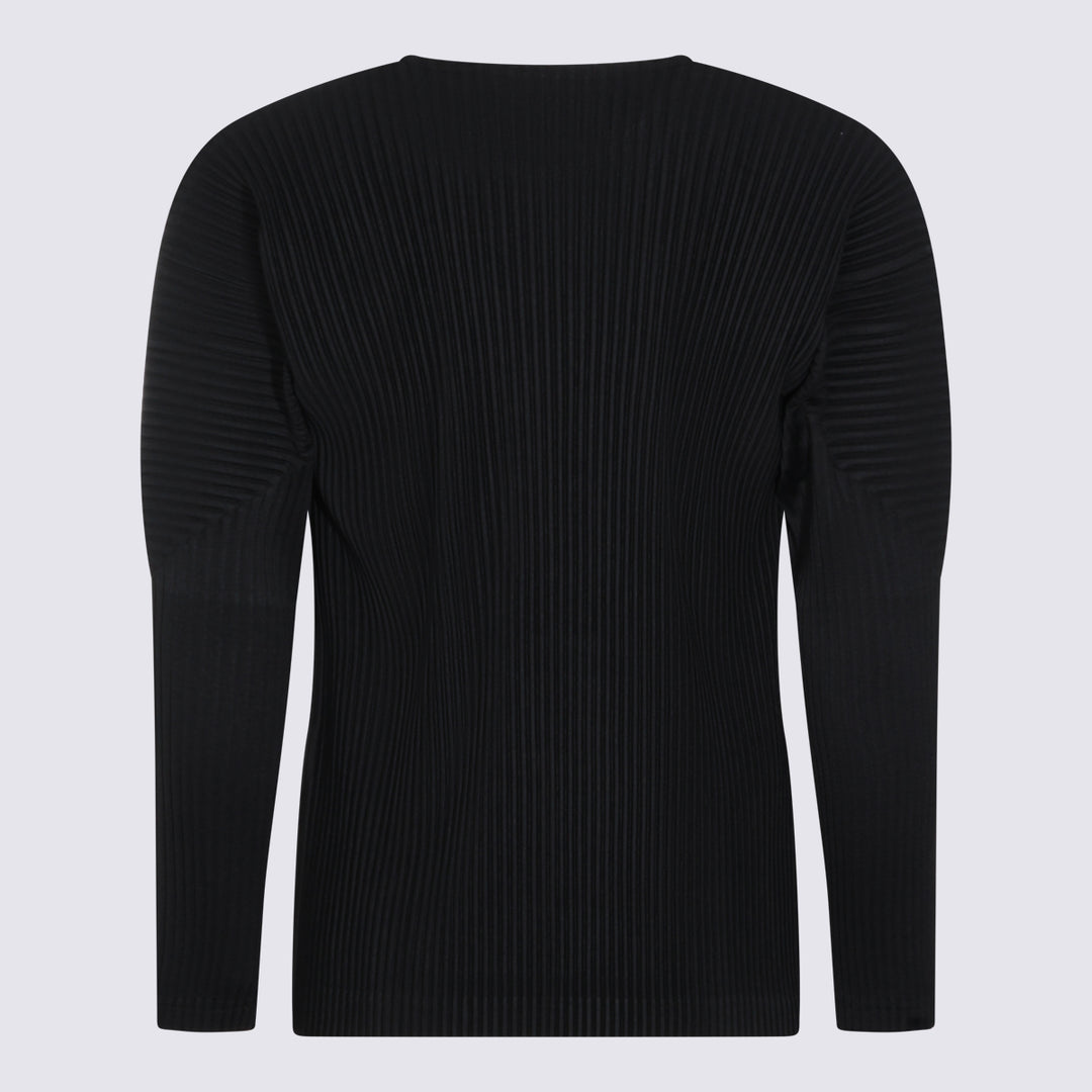 Homme Plisse Issey Miyake Top - Blacks and greys | 8c4dc8682dfc0336ff814ee23a2a987504faad52