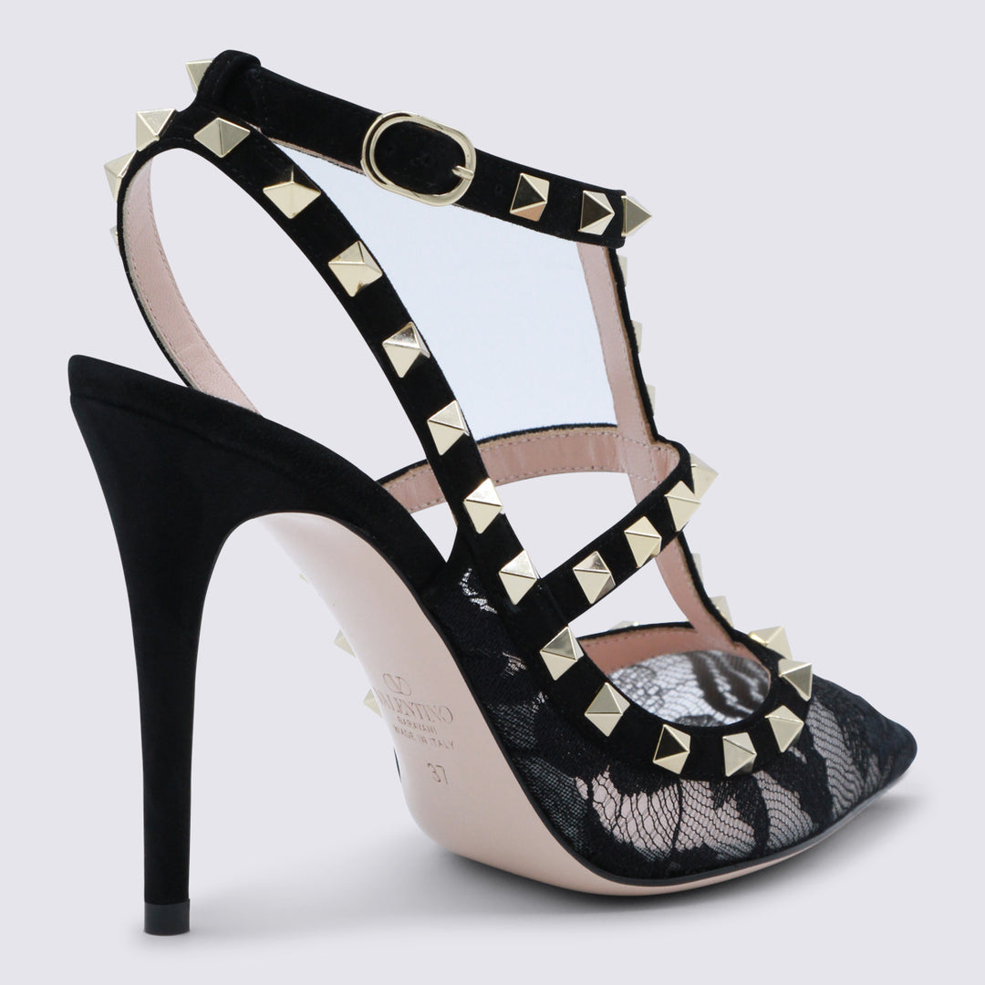 Valentino Garavani With Heel - Blacks and greys | 1a48e367e3fbb837c0c81b422ee73d57bf1de0d4