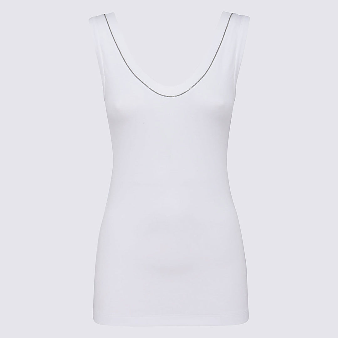 Brunello Cucinelli Top - Chiari e Naturali | fca70a6ff1c00248bfbfe808b58a15be45b575a1