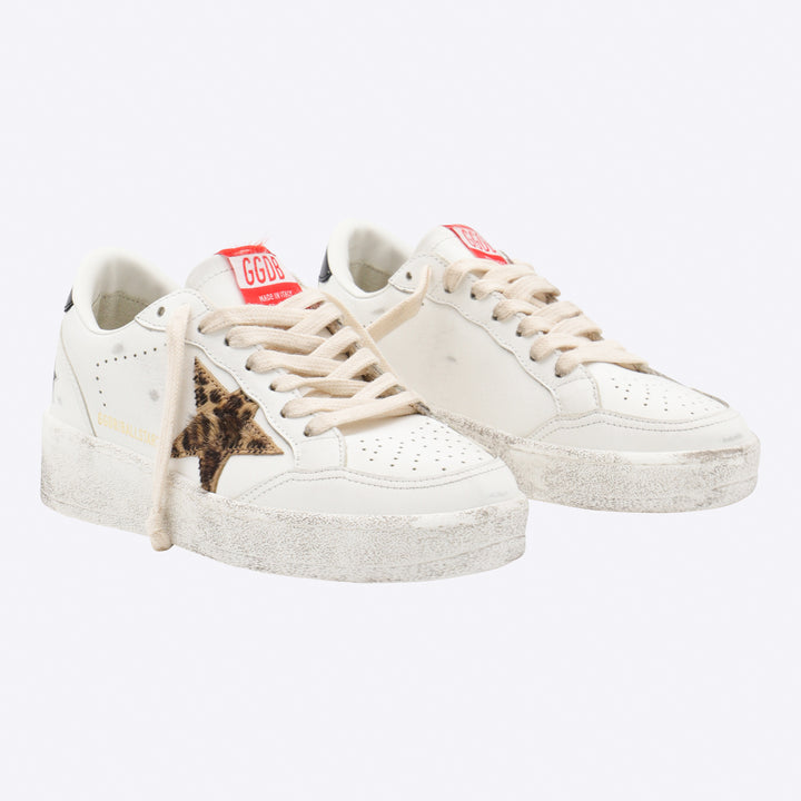 Golden Goose Sneakers - WHITE/BEIGE/BLACK LEO | f28db860f5e470328f1212304daa1184c478d09c