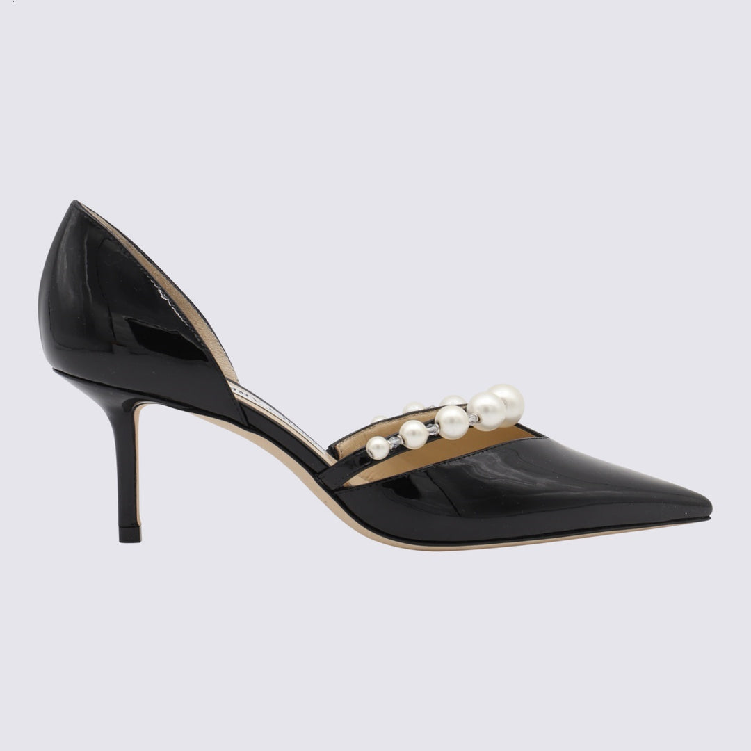 Jimmy Choo With Heel - BLACK/WHITE | c7a438b03e1d48d77ade469c64c9255a05667f6a