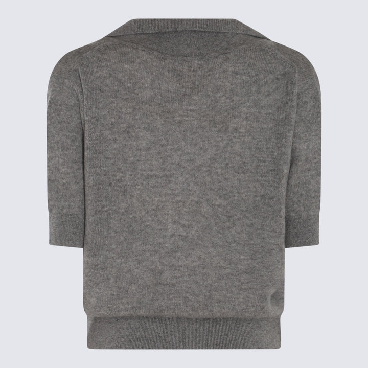 Khaite T-shirts and Polos - WARM GREY | e8dd13e7e9ca5b4a27845ea421035325f390a7c3