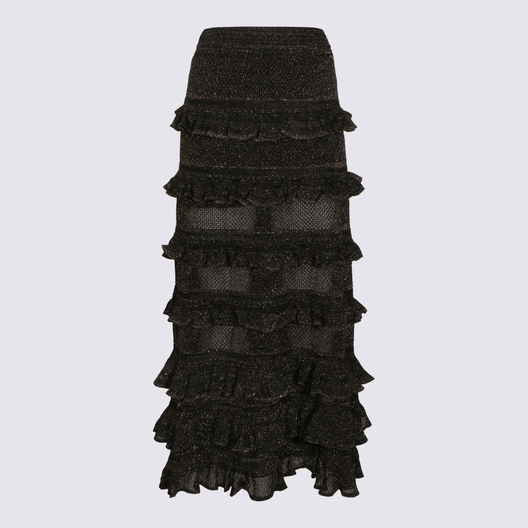 Zimmermann Skirts - METALLIC BLACK | 4fa5c880af319c4d206b1b6a5e0f0bec5edc9fdc