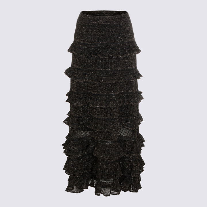 Zimmermann Skirts - METALLIC BLACK | 13eab3c8057fd4e0e6dd46d1df4dcc27ab0f85f6