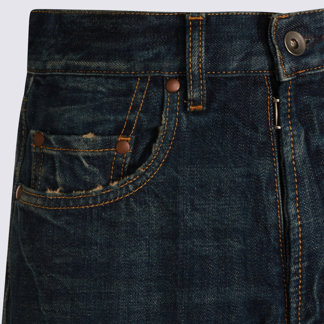 Maison Margiela Jeans - Blue and green | a2998e8c720a17a3c1dd375329f9ae2871038ed9