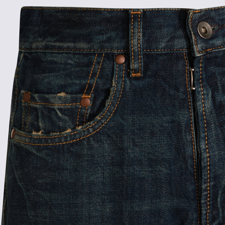 Maison Margiela Jeans - Blue and green | a2998e8c720a17a3c1dd375329f9ae2871038ed9