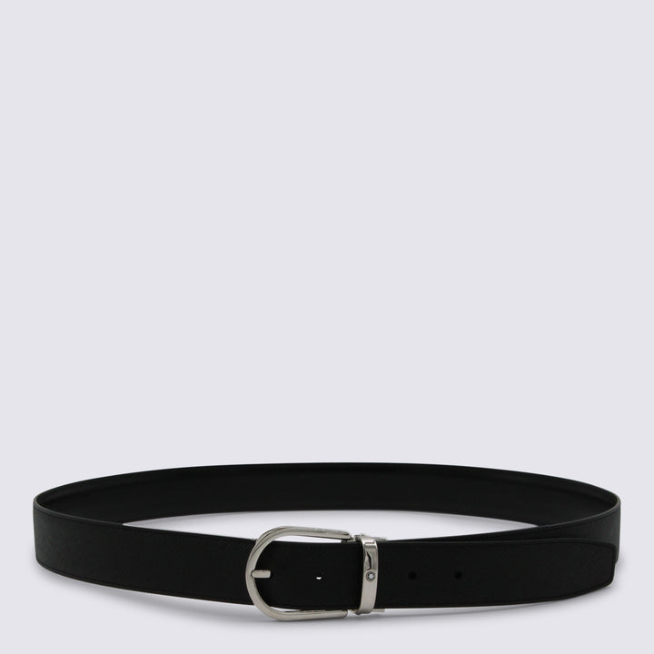 Montblanc Belts - BLACK/BLACK SAFFIANO | 685b99799629039d7c9c19f75c26ed5f38641914