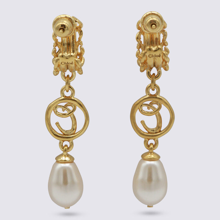 Chloè Bijoux - GOLD/PEARLY | ef7b635203e8165b648b7e44d47f17fc5f876ef5