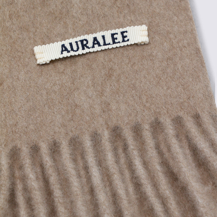 Auralee Scarfs - NATURAL BROWN | 10b4a37f06027fb0f7ba6d3496e2ae51f56a54f6