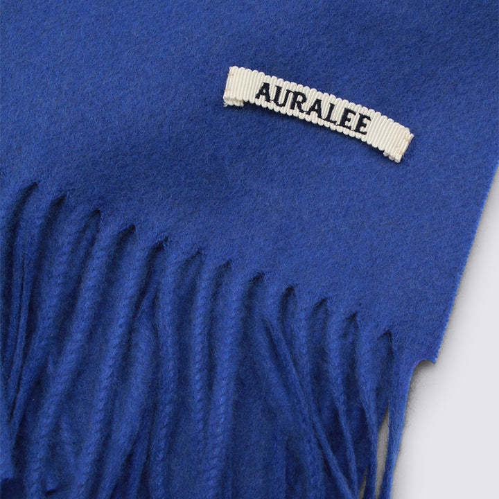 Auralee Scarfs - Blue and green | 643fb6387db87d1c81bf1b7e3ad32a3dbeac8e53