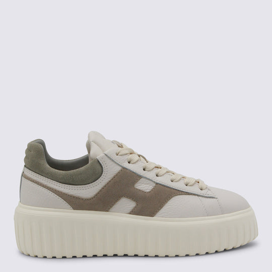 Sneakers Bianco/Tortora/Verde