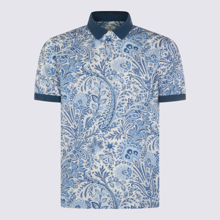 Etro T-shirts and Polos - Blu e verdi | 8e57ae52c9629a87dc99f7288c34be16e81aea39