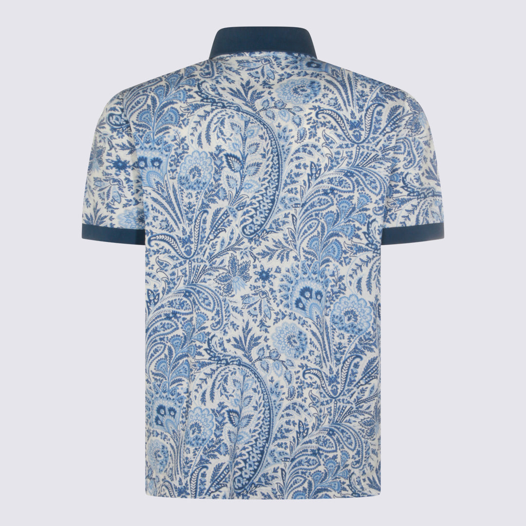 Etro T-shirts and Polos - Blu e verdi | 3f4e5b3347ac12dd87410ef4c4abcd15bc8e3af9