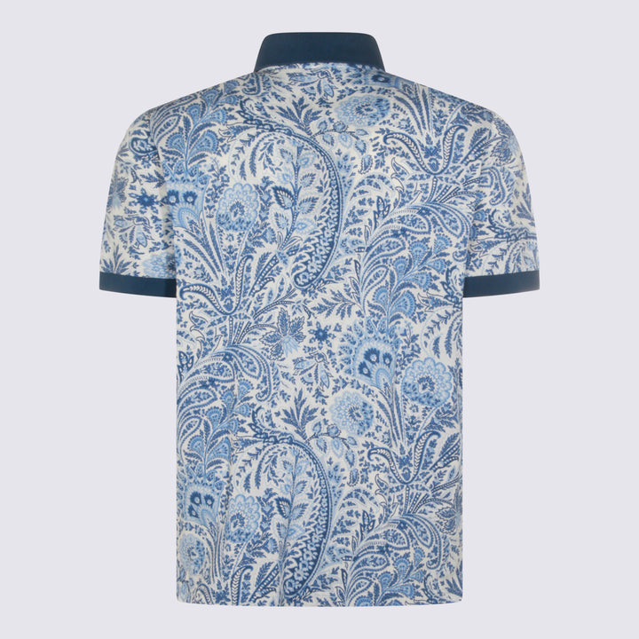 Etro T-shirts and Polos - Blu e verdi | 3f4e5b3347ac12dd87410ef4c4abcd15bc8e3af9