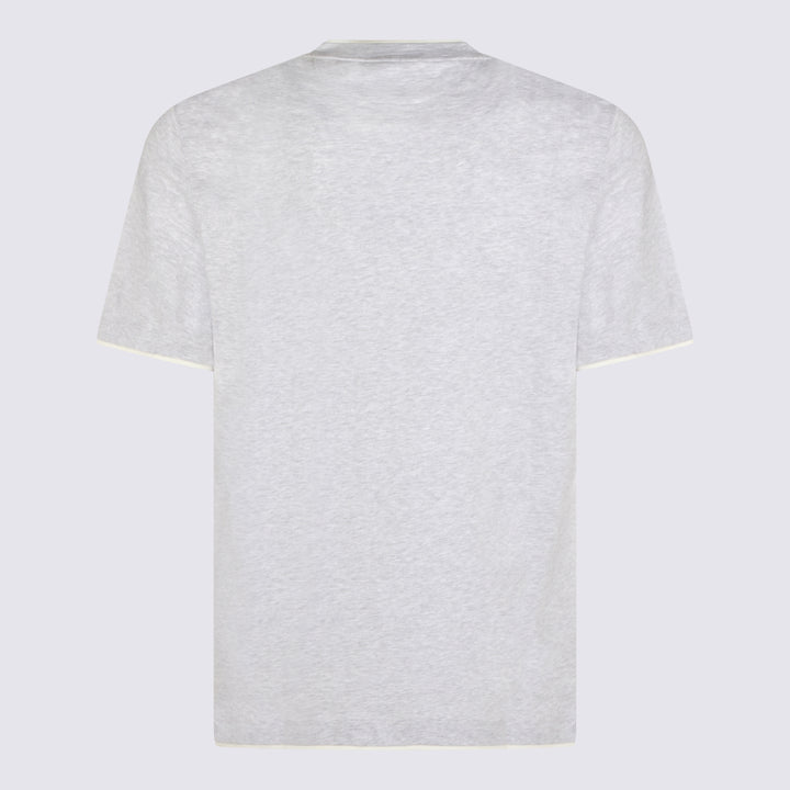 Brunello Cucinelli T-shirts and Polos - Blacks and greys | 04a07c8159e9f4d809c0e25b8118537608aed8e5