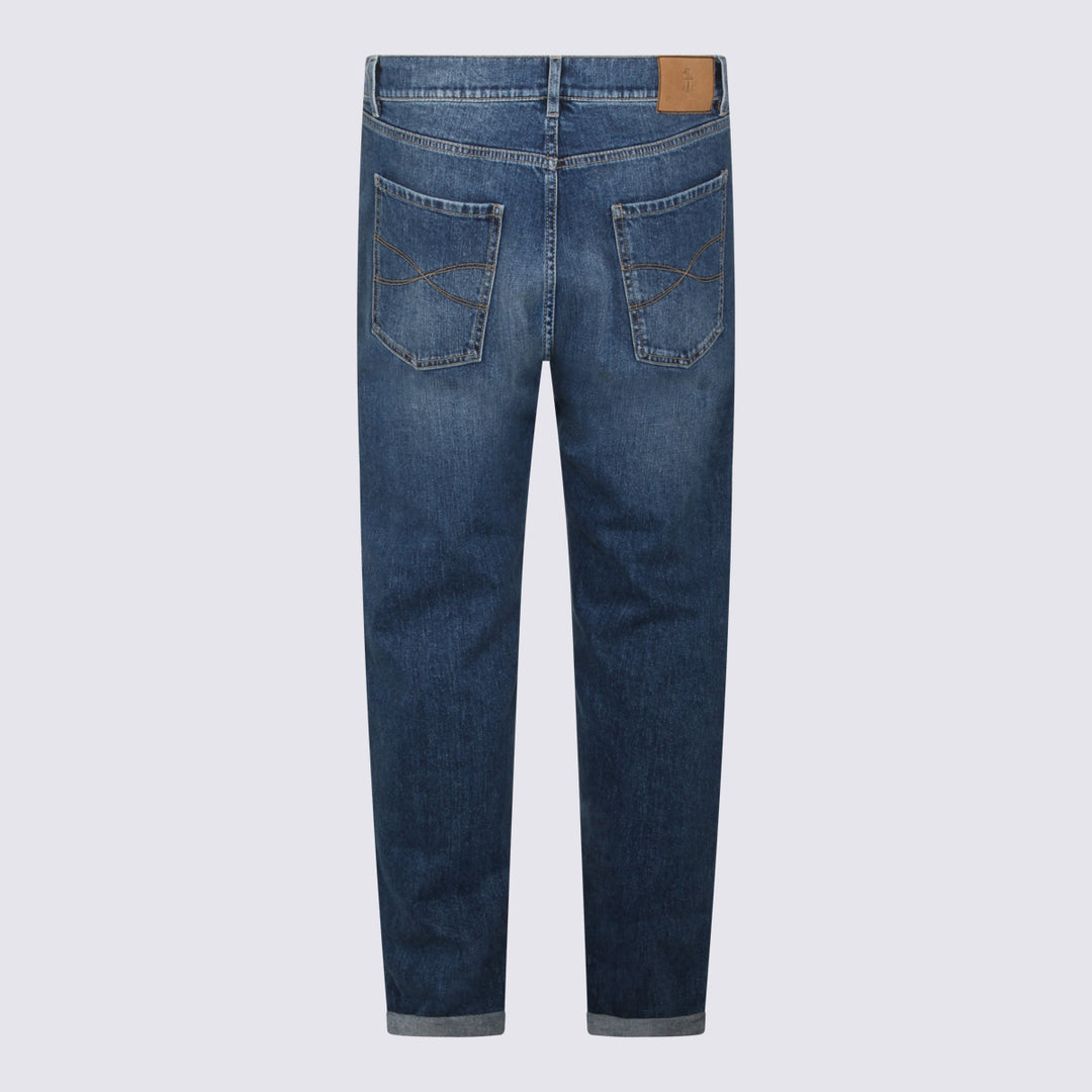 Brunello Cucinelli Jeans - MED BLUE | 7a11e147b81545d46c78ae38662324861bbfedb0