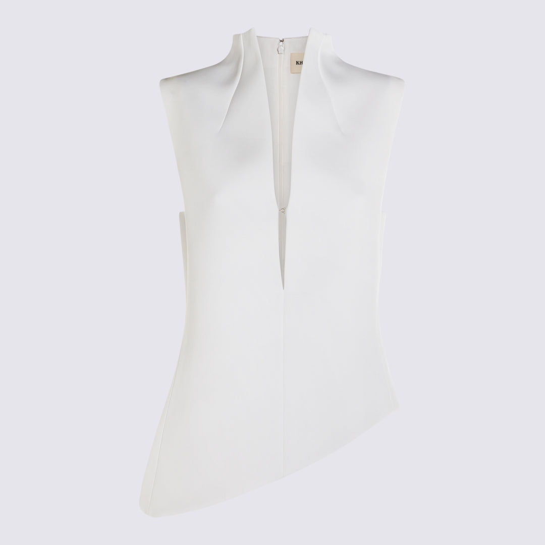 Khaite Top - CHALK | 164f475bd4385a454036c840124e1f0ad7ecd9b7
