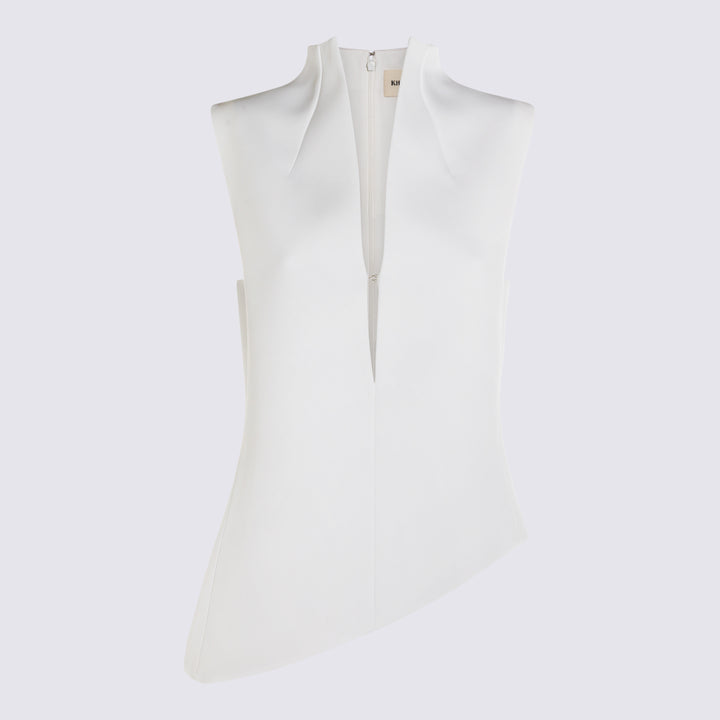 Khaite Top - CHALK | 164f475bd4385a454036c840124e1f0ad7ecd9b7