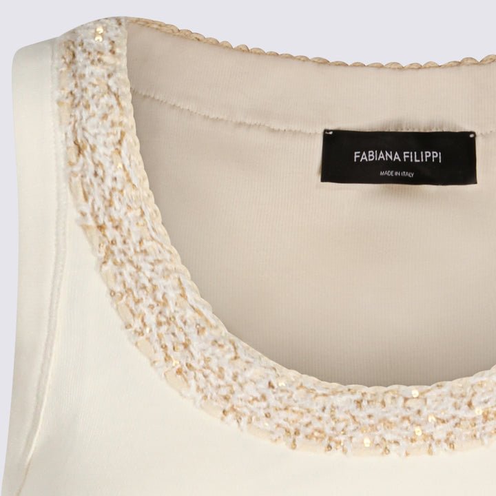 Fabiana Filippi Top - burro | db6a355d6d2f3c98791fd8ca27360abc59f1a27f