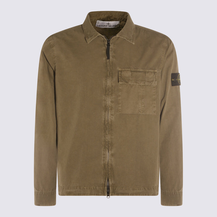 Stone Island Shirts - MILITARY GREEN | 2bb669877ecc1e2a1b161fe897b8148cee0cc7f3