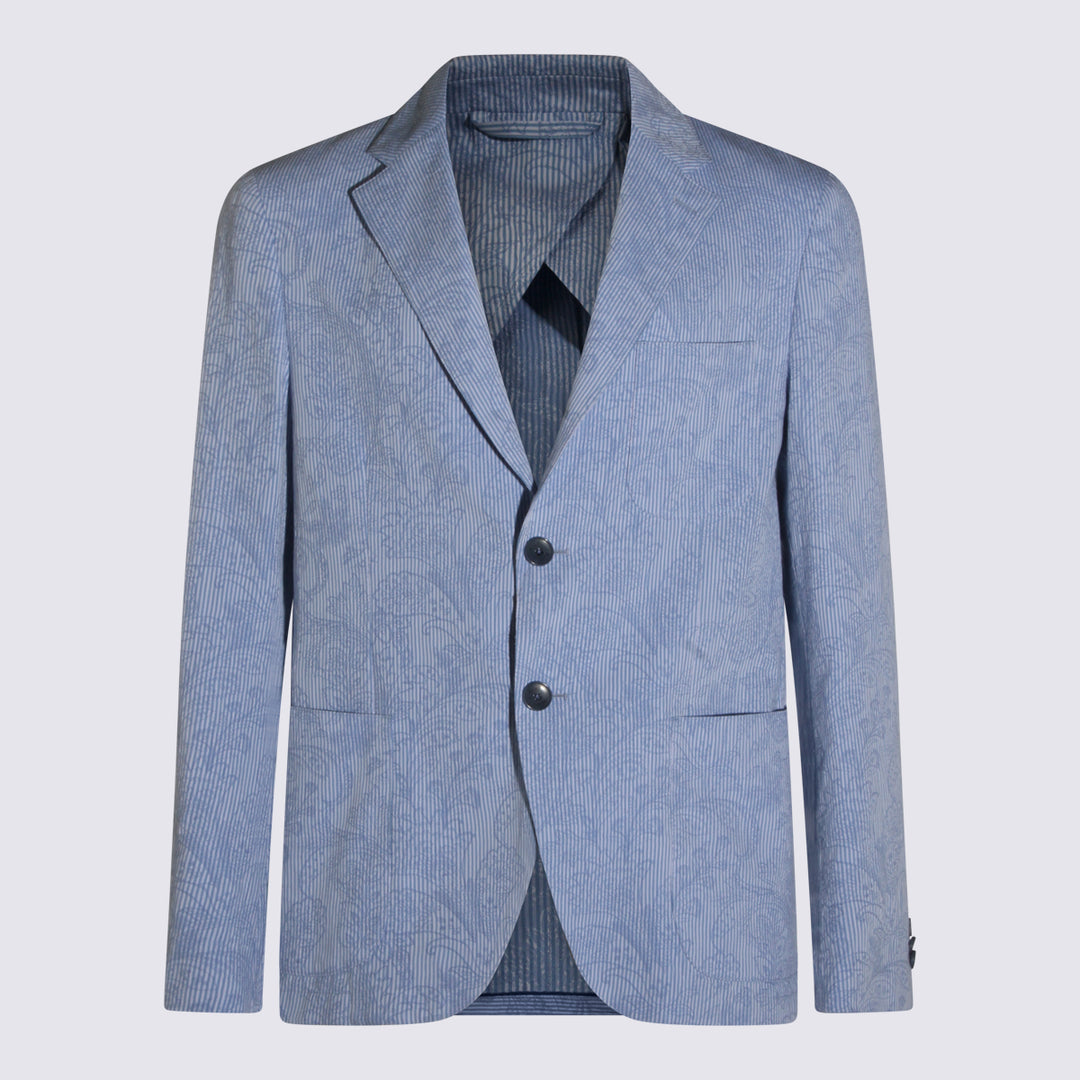 Etro Jackets - Blue and green | 99c732c4382d2d8908cf1ba117eced6b8650dd1b