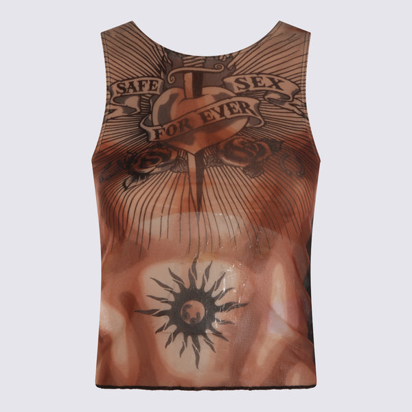 Top Nude/Brown/Black