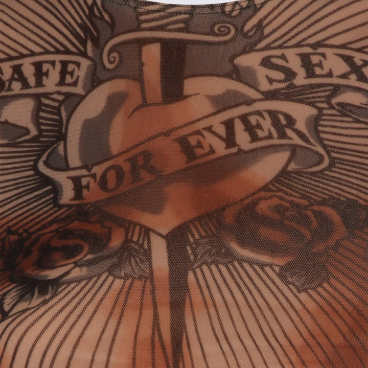 Jean Paul Gaultier Top - NUDE/BROWN/BLACK | 10b508a1fc5bb15c3219190163cd94d275014a0d