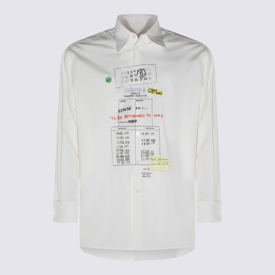 Mm6 Maison Margiela Shirts - Light and natural | cdc08b6fe6f6d72de521106b9dac9fb39fde6f37