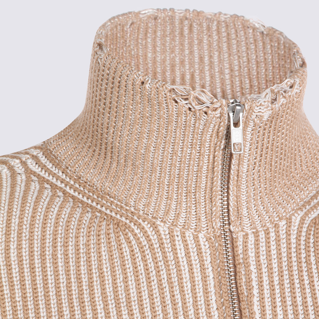 Mm6 Maison Margiela Sweaters - CAMEL-CHALK | cdf0416b63d58069f5e41e0159d4907b17c2cc0e