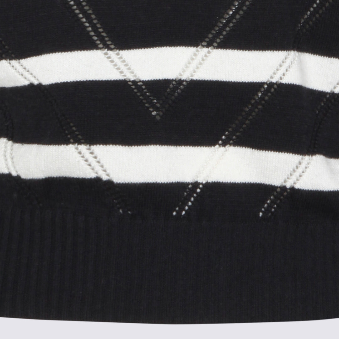 Twin-Set Sweaters - RIGA BLUE/NEVE | 2eeb90f0010c1d6c0233fa5f13c66b072c0d662a