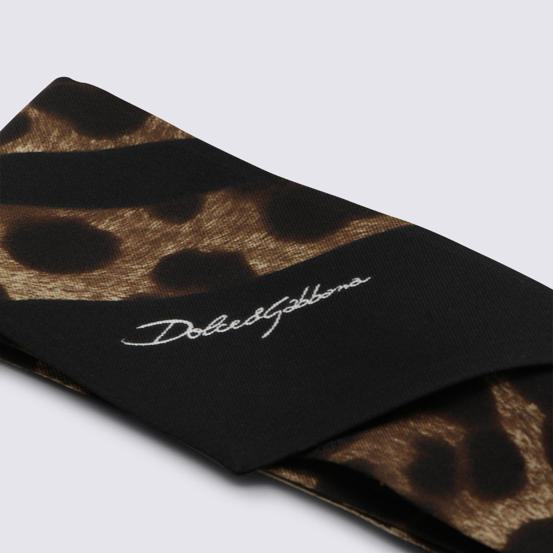 Dolce & Gabbana Scarfs - Marrone | d96691a3398bd7ccb48e43fb4561c340a3cce723