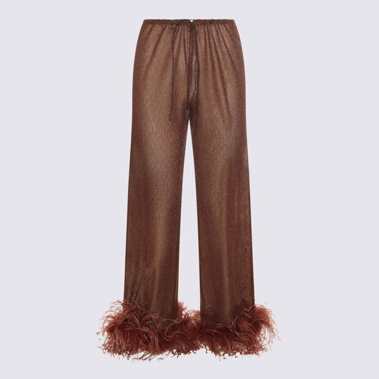 Trousers Marrone