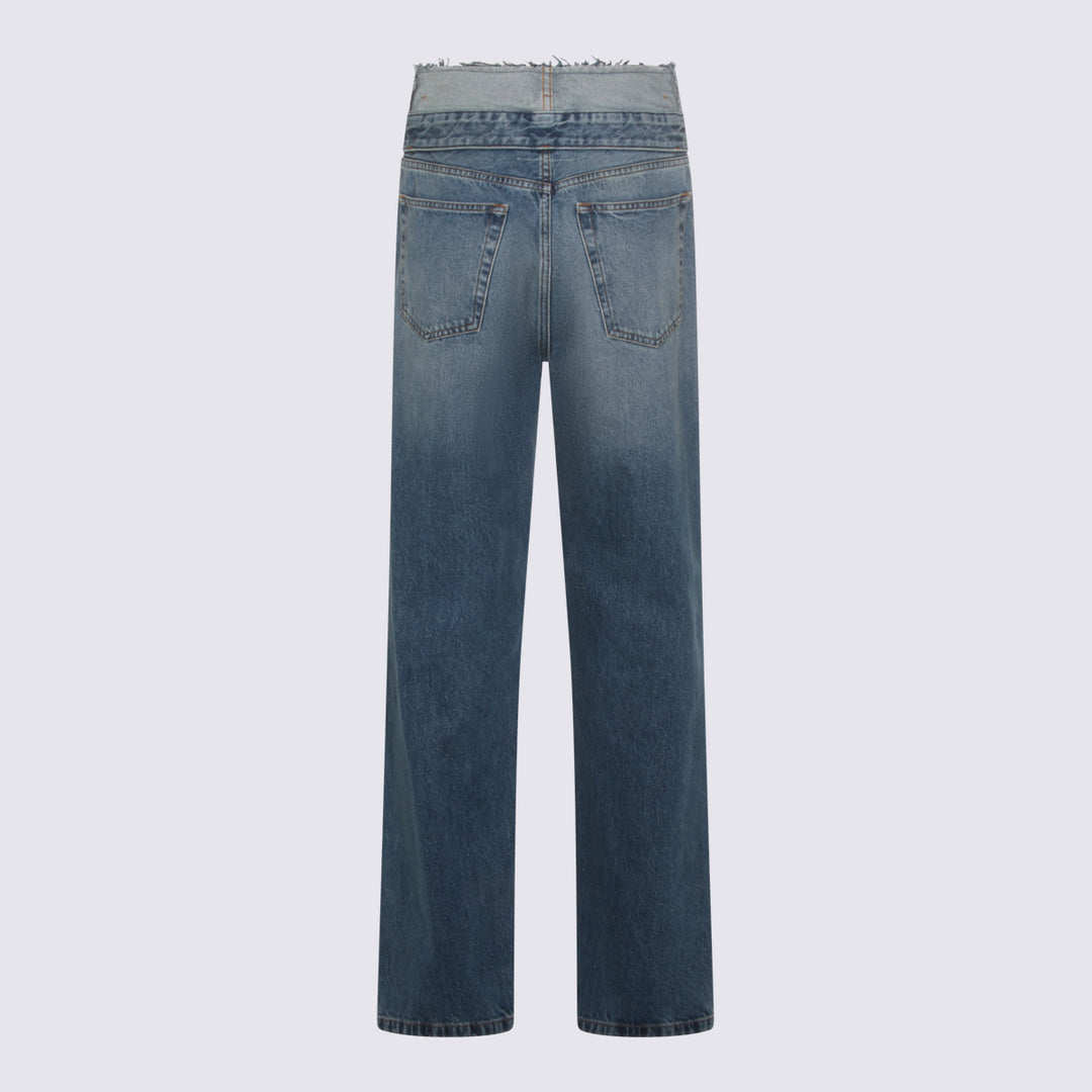 Mm6 Maison Margiela Jeans - Blue and green | cad0fdcfcdaf1487dd2f81b0e43fd96873548c42