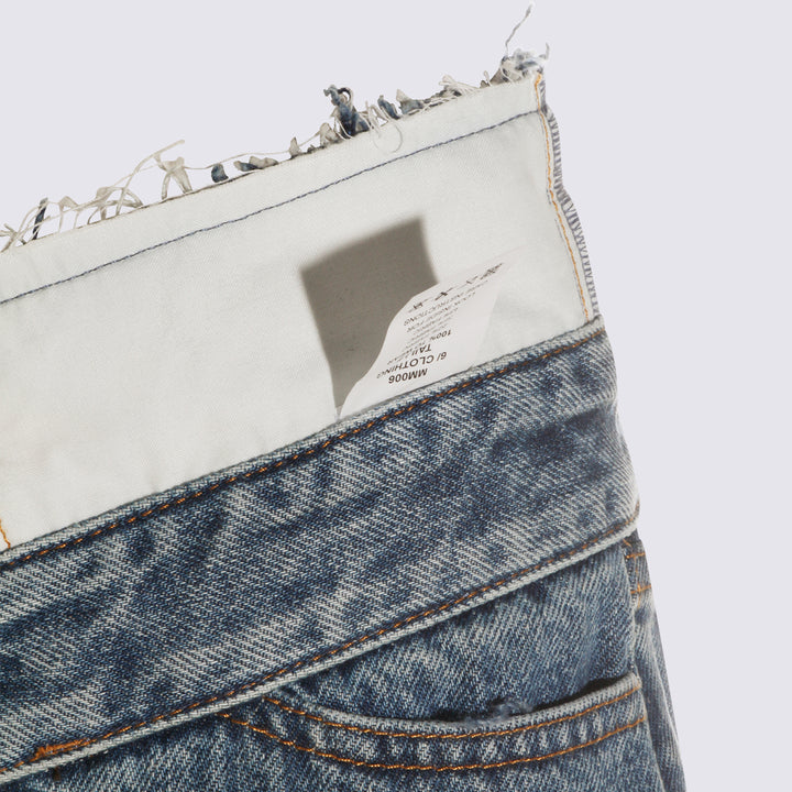 Mm6 Maison Margiela Jeans - Blue and green | 191de6626dccf718fa1bfc144808d85dffff1641