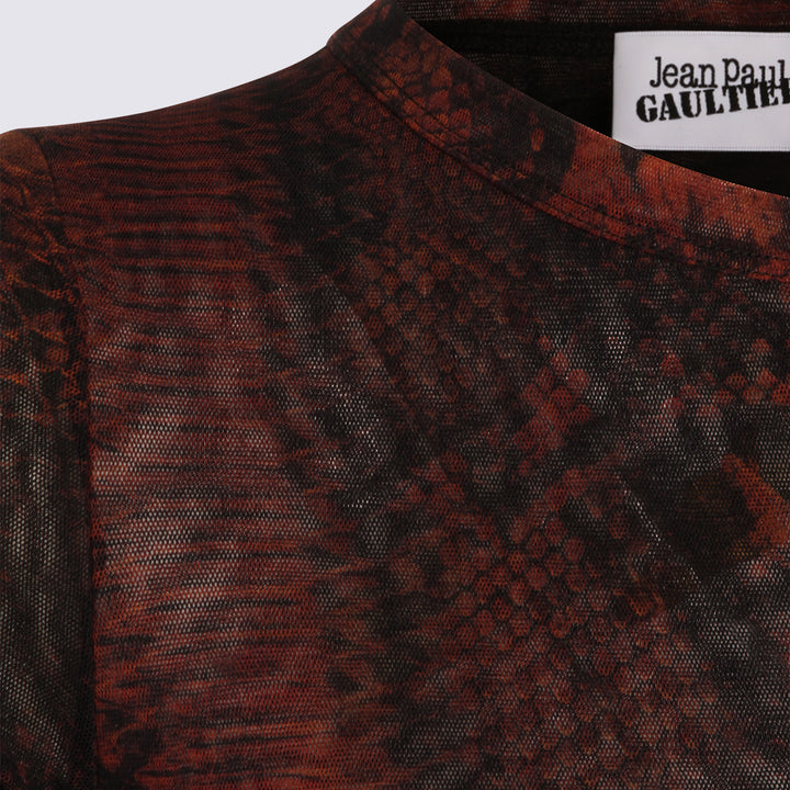 Jean Paul Gaultier T-shirts and Polos - BROWN/BLACK | ef74e654ed5364f32e6d61731fbf66f06add85b2