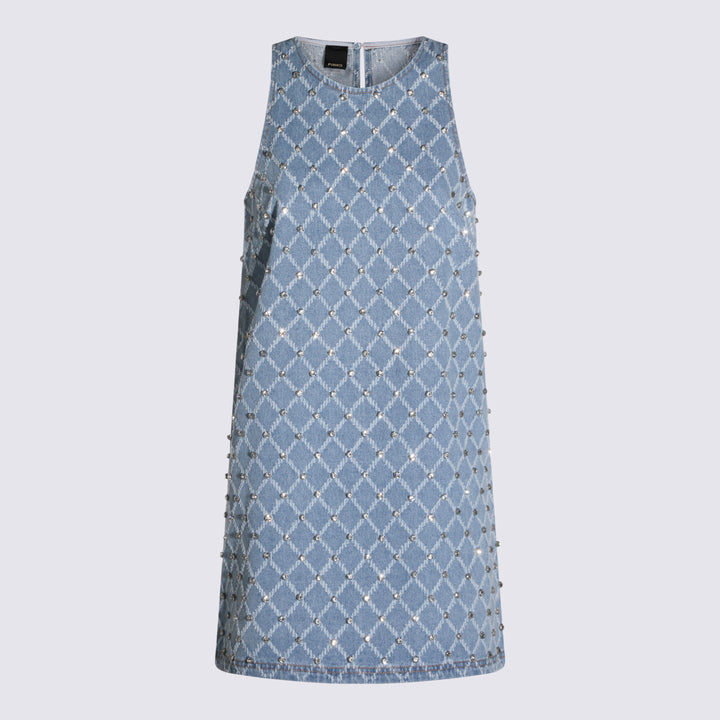 Pinko Dresses - Blue and green | 9b30475e2a800582b86cdc7a272f97ec5d1318ce