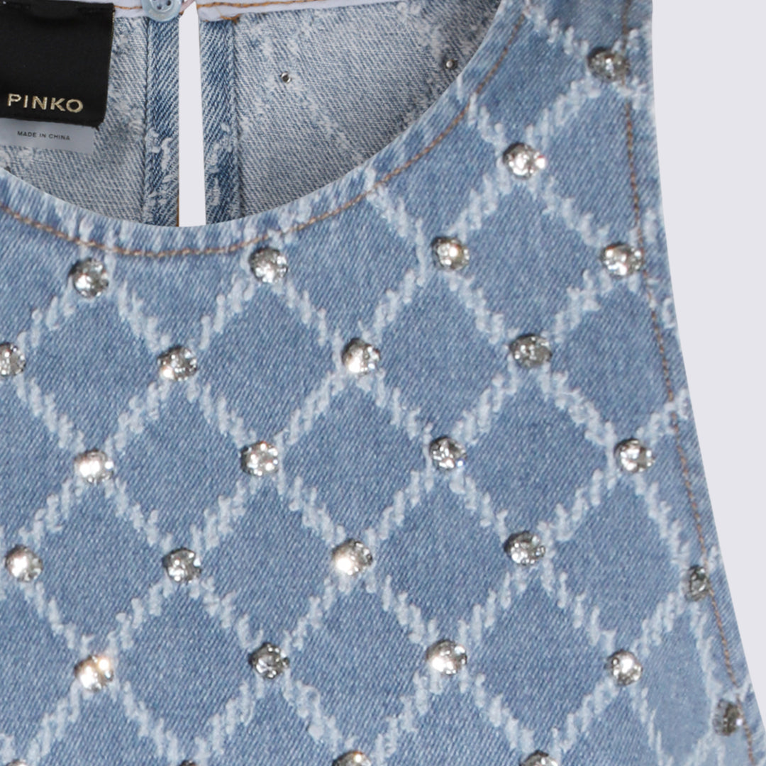 Pinko Dresses - Blue and green | 023b837ae79900e36583d59c032cc0003f6fdbf9