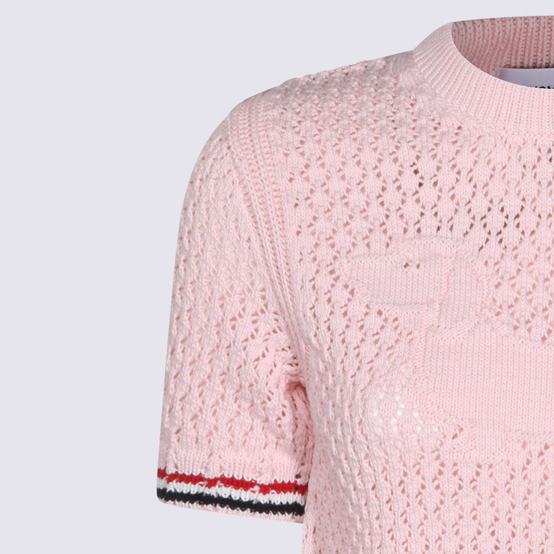 Thom Browne Sweaters - LIGHT PINK | cd39d39aa654f9c2787893a97482d16d844b1e47