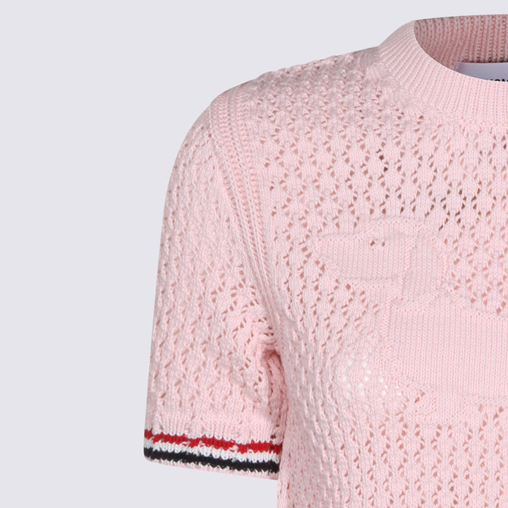 Thom Browne Sweaters - LIGHT PINK | cd39d39aa654f9c2787893a97482d16d844b1e47