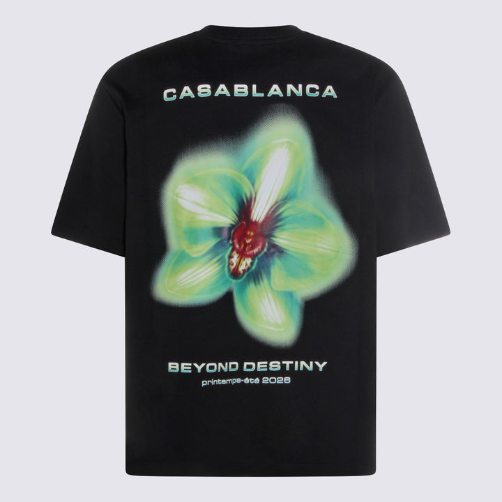 Casablanca T-shirts and Polos - Nero | 8d8ad62f1170b5cd024862096fc197318ab138bf