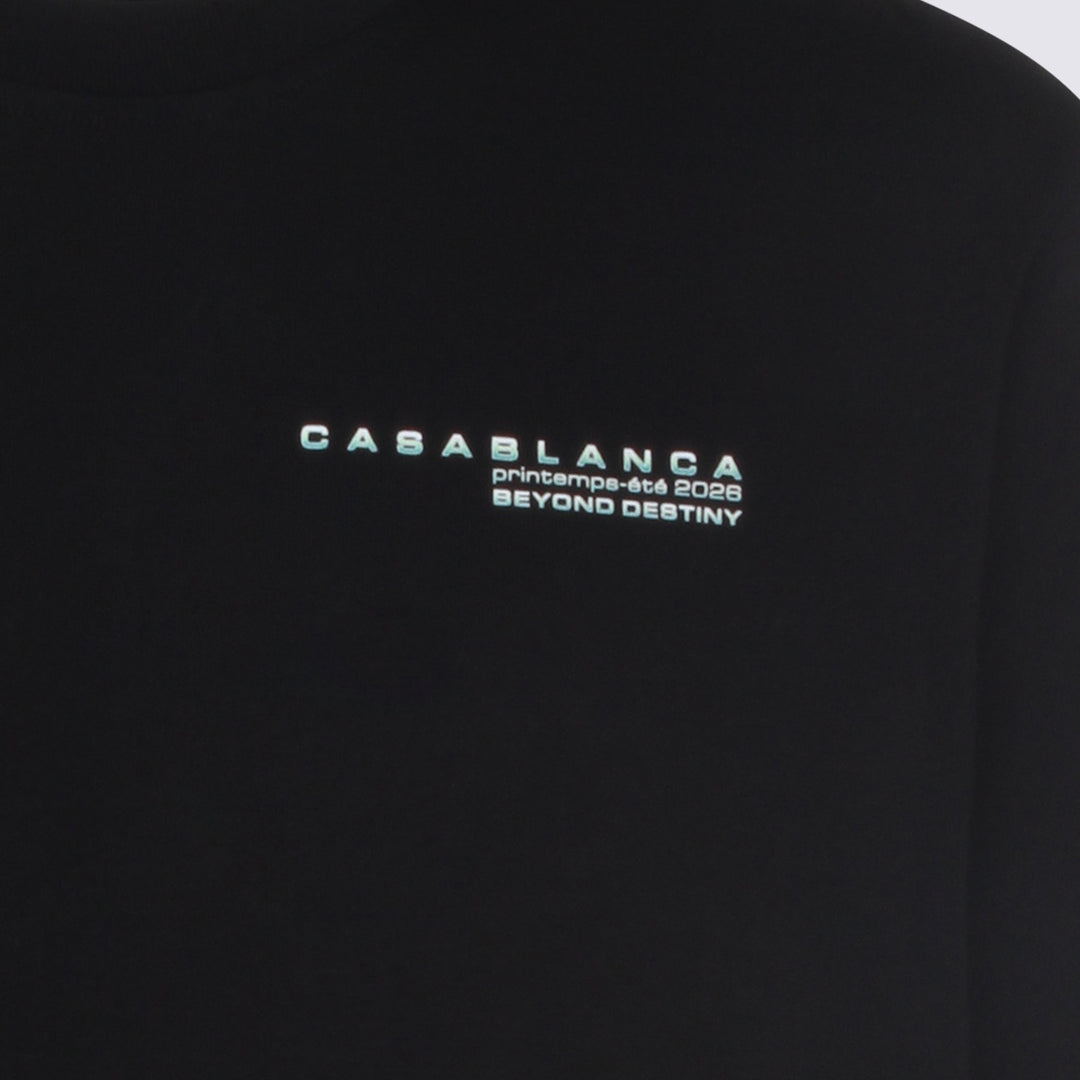 Casablanca T-shirts and Polos - Nero | 5c8855139f3a8a84e6e3be57ee9c58e15c1ec63e