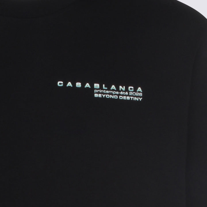 Casablanca T-shirts and Polos - Nero | 5c8855139f3a8a84e6e3be57ee9c58e15c1ec63e
