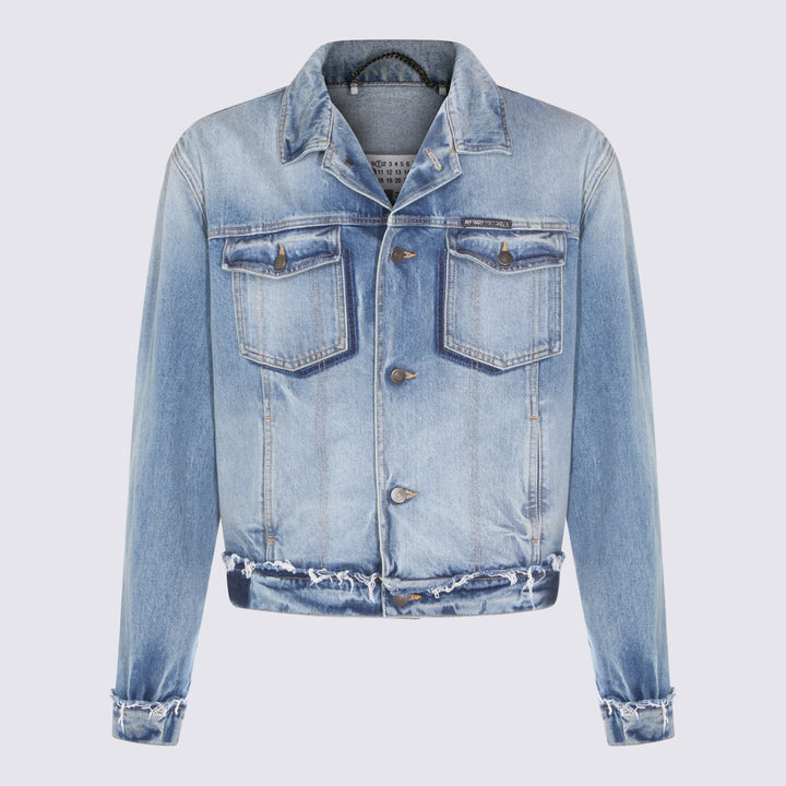 Maison Margiela Jackets - Blue and green | 329bdab6e4a289421e5d9a2f8deb87fbe99cd0f8